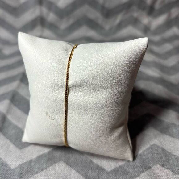 New! Gold Tone Dainty Bracelet Lobster Clasp & Extension - Picture 2 of 4